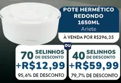 Pote Hermético Ariete Redondo
