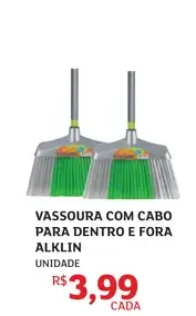 Vassoura Alklin Para dentro e fora