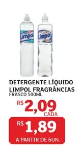 Detergente líquido Limpol