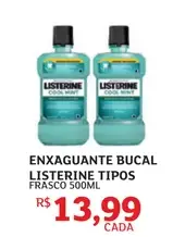 Enxaguante bucal Listerine Cool Mint