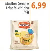 Cereal infantil Mucilon Cereal e Leite Mucininho