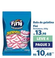 Bala de gelatina Fini Dentaduras