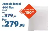 Jogo de lençol 400 fios