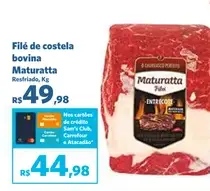 Filé de costela bovina