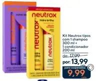 Kit de shampoo e condicionador Neutrox