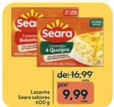 Lasanha Seara 4 Queijos
