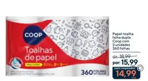 Papel-toalha Coop Folha dupla