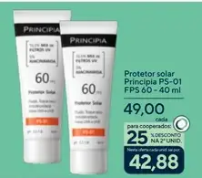 Protetor solar Principia PS-01