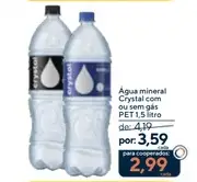 Água mineral Crystal Com gás