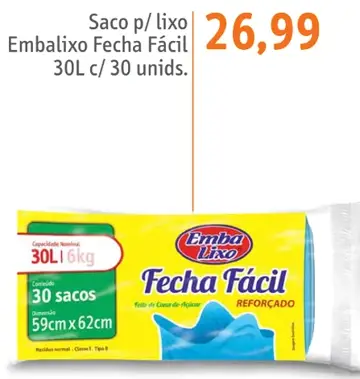 Saco para lixo Embalixo Reforçado