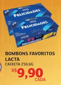 Bombons Lacta Favoritos