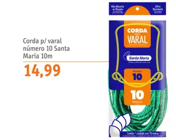 Corda para varal Santa Maria