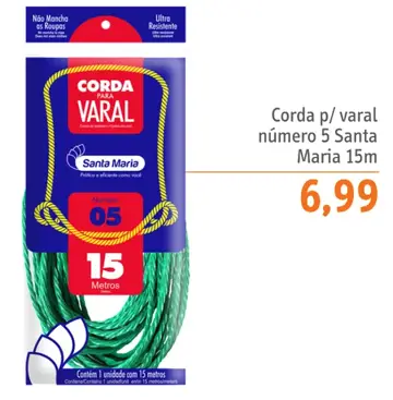 Corda para varal Santa Maria