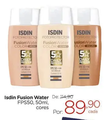 Protetor Solar Fusion Water ISDIN Color
