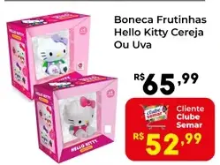Boneca Frutinhas Hello Kitty Uva