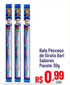 Bala Dori Pescoço de Girafa