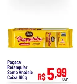Paçoca Santo Antônio Retangular