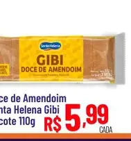 Doce de Amendoim Santa Helena Gibi