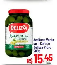 Azeitona Delizza Verde com Caroço