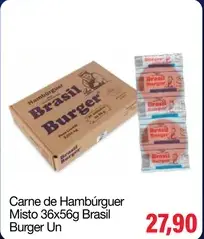 Carne de Hambúrguer Brasil Burger Misto