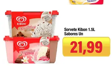 Sorvete Kibon Napolitano