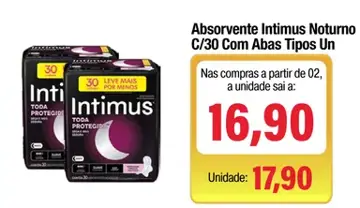 Absorvente Intimus Noturno