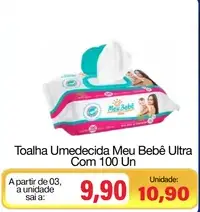 Toalha Umedecida Meu Bebê Ultra