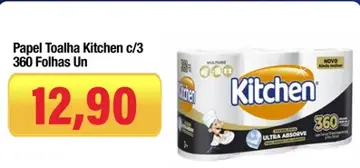 Papel Toalha Kitchen Multiuso