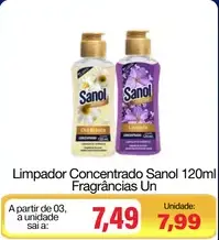 Limpador Concentrado Sanol Chá Branco