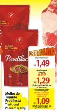 Molho de Tomate Predilecta Tradicional