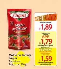 Molho de Tomate Fugini Tradicional