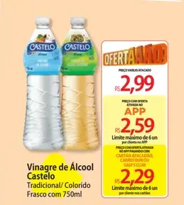 Vinagre de Álcool Castelo Tradicional