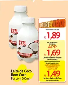 Leite de Coco Bom Coco