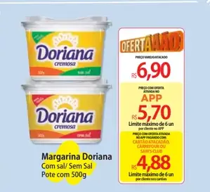 Margarina Doriana Com Sal