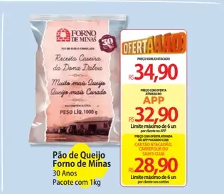 Pão de Queijo Forno de Minas Receita Caseira