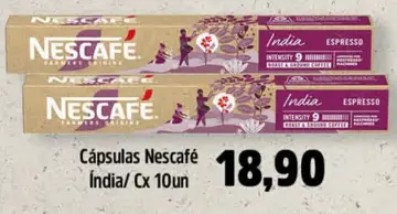 Cápsulas de café Nescafé Índia