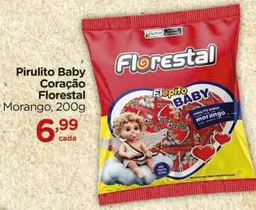 Pirulito Florestal Baby Coração