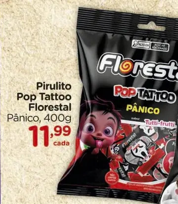 Pirulito Florestal Pop Tattoo Pânico