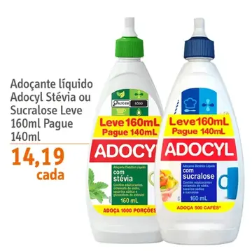 Adoçante Dietético Líquido