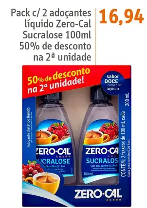 Adoçante dietético líquido Zero-Cal