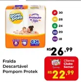 Fralda Descartável Pompom Protek