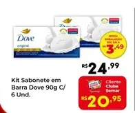 Sabonete em Barra Dove