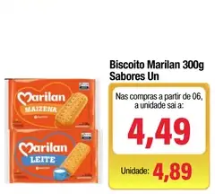 Biscoito Marilan Leite