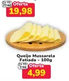 Queijo Mussarela Fatiada