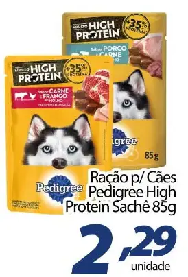 Ração para Cães Pedigree Porco e Carne