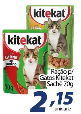 Ração para gatos Kitekat Carne ao molho