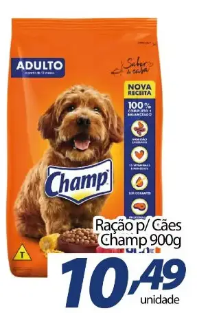 Ração para cães Champ Adulto
