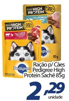 Ração para cães Pedigree Porco e Carne