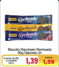 Biscoito Rancheiro Recheado