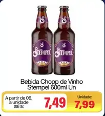 Bebida Chopp de Vinho Stempel